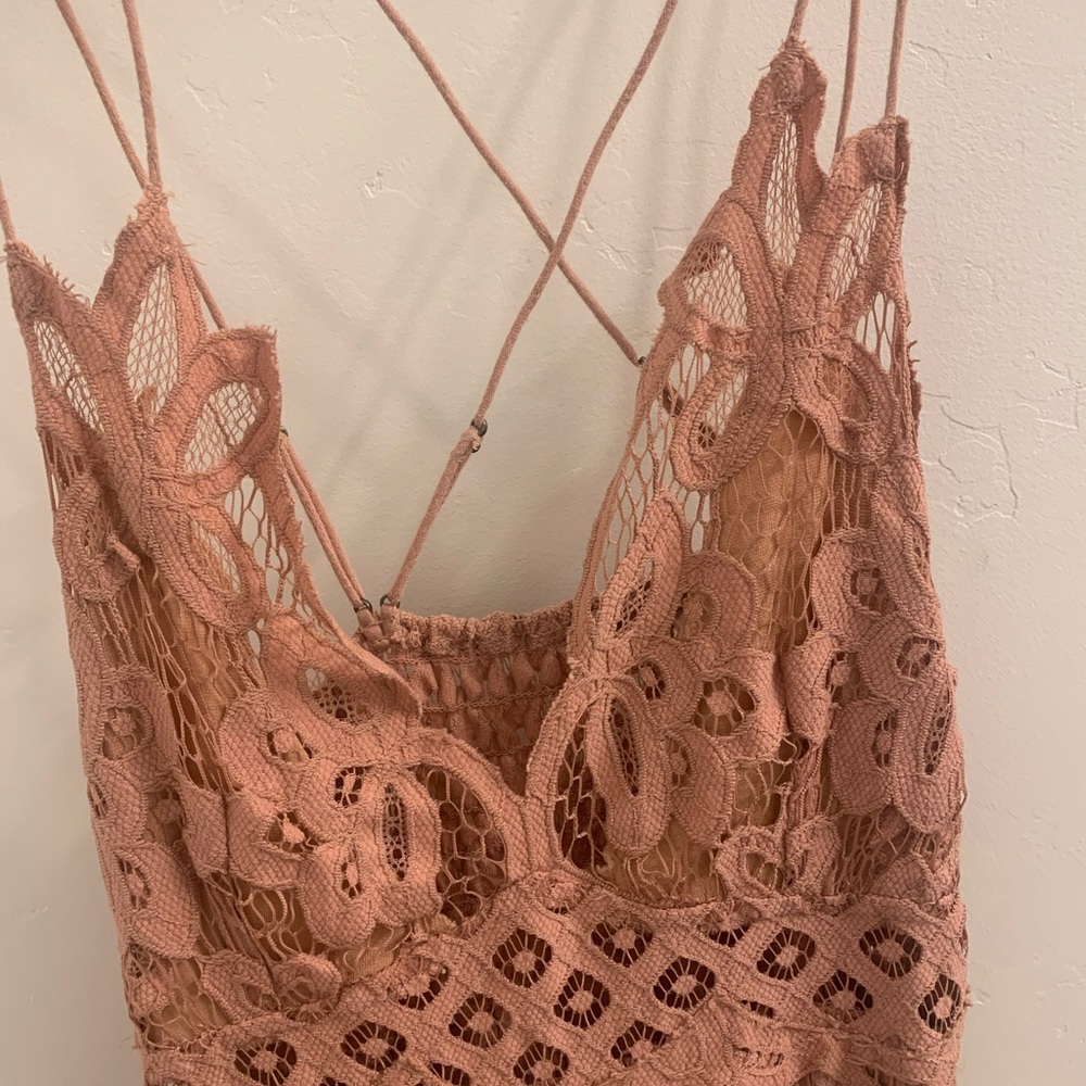 Free people maxi dress dusty pink